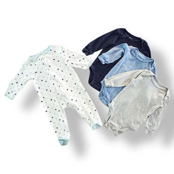 Carter’s | Long Sleeve Bodysuits and Sleeper (9 mos) - Picture 1 of 8